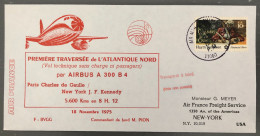 France, Premier Traversée De L'Atlantique Nord (Air France) 18.11.1975 - (B1518) - Primeros Vuelos