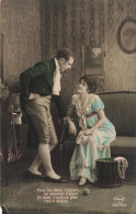 COUPLE - Tous Les Deux Toujours... - Un Homme Et Une Femme Dans Une Discussion Intime - Carte Postale Ancienne - Couples