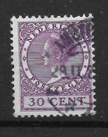 Netherlands 1924 Nr 158 PM Error Plattenfehler Plaatfout - Variedades Y Curiosidades