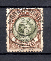 Nederland 1891 Zegel 46 (dun Plekje) Hangend Haar Met Luxe Grootrondstempel S'Gravenhage - Oblitérés