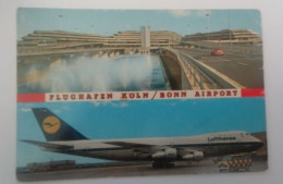 Flughafen Köln/Bonn, Lufthansa Boeing 747, Airport, 1975 - Köln