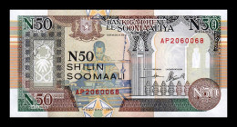 Somalia 50 Shillings 1991 Pick R2b Large Serial Sc Unc - Somalië