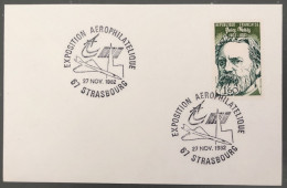 France, Exposition Aerophilatelique Strasbourg 27.11.1982 - (B1582) - Commemorative Postmarks