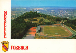 Forbach * Vue Aérienne , Le Terrain De Football Et Le Château * Stade Foot Sport - Forbach