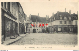 (PER) 58 TANNAY. Commerces Place Hôtel De Ville - Tannay