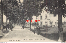 (DREY) 51 ANGLURE. Cavalier Avenue De La Gare 1919 - Anglure