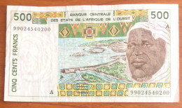 WAS- IVORY COAST 500 Francs - Stati Dell'Africa Occidentale