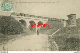 (D) 95 LA FRETTE-SUR-SEINE. Train Sur Pont Du Chemin De Fer Route De Cormeilles 1905 - La Frette-sur-Seine