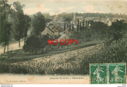 95 LOUVRES. Panorama 1908 - Louvres