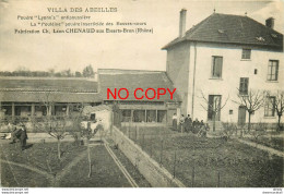 69 ESSARTS BRON. Rare Villa Des Abeilles. Poudre Lyonn's Antipoussière Et Pouléine Insecticide De Chenaud - Bron