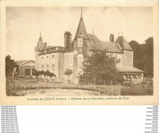 86 BRUX. Château De La Morcière 1951 - Couhe