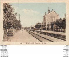 (Ro) 89 CHEMILLY APPOIGNY. La Gare 1936 - Appoigny