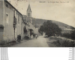 (21) MALAIN. Petite Animation Sur La Grande Rue 1922 - Meursault