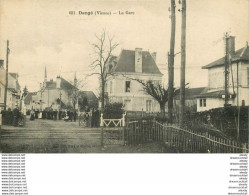 (PB) 86 DANGE. La Gare Avec Passage à Niveau - Dange Saint Romain