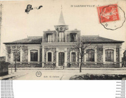 (BD) 78 SARTROUVILLE. Aéroplane Au-dessus Des Ecoles  (état Impeccable) - Sartrouville