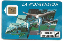 Telecarte F 37 4eme Dimension Femme 120 Unités SO2 - 1988