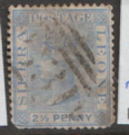 Sierra  Leone   1884  SG  31  2.1/2d  Bottom Perfs Fine Used - Sierra Leone (...-1960)