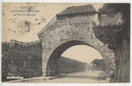 Pontoise Saint Ouen L Aumone (95) ,le Pont Et L Arcade , Envoyée 1924 - Saint-Ouen-l'Aumône