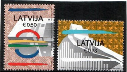 Latvia 2014 . Cultural Capitals 2014 (j/i Sweden). 2v. - Latvia