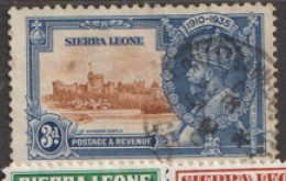 Sierra  Leone   1935  SG  182  3d Silver Jubilee  Fine Used - Sierra Leone (...-1960)