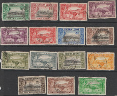 Sierra  Leone   1938  SG  188-99  Fine Used - Sierra Leone (...-1960)