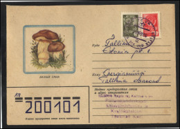 RUSSIA USSR Stationery USED ESTONIA  AMBL 1226 KEHTNA Mushrooms - Unclassified