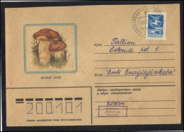 RUSSIA USSR Stationery USED ESTONIA  AMBL 1227 JARVAKANDI Mushrooms - Non Classificati