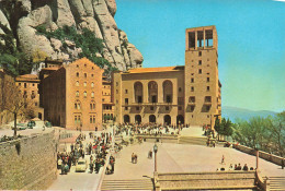 ESPAGNE - Montserrat - Le Monastère Et Places - Carte Postale - Otros & Sin Clasificación