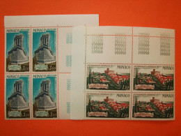 MONACO 1971-Série N°851/54 Monuments Historiques En 4 Blocs De 4 **.  Superbe - Other & Unclassified