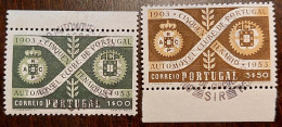 Portugal - Não Circulados, Goma Original, Carimbo De Primeiro Dia MH - ACP 1953 (série Compl) Mf 782/3 OXIDADOS - Ongebruikt