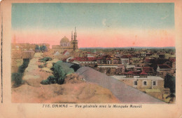 SYRIE - Damas - Vue Générale De La Ville Avec La Mosquée Amouï - Colorisé - Carte Postale Ancienne - Siria