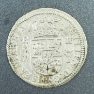 ESPAÑA. AÑO 1708. 2 REALES PLATA FELIPE V SEGOVIA. PESO 4.8 GR.  REF A/F - Provinciale Munten