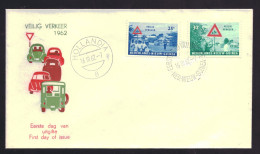 Nederlands Nieuw Guinea - Dutch New Guinea FDC E8 73 & 74 No Adress (1962) - Nouvelle Guinée Néerlandaise