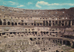 CARTOLINA  ROMA,LAZIO-INTERNO DEL COLOSSEO (PARTICOLARE)-STORIA,CULTURA,RELIGIONE,MEMORIA,BELLA ITALIA,NON VIAGGIATA - Colisée