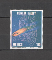 P0333 1986 Mexico Space Halley'S Comet 1St Mnh - Altri & Non Classificati