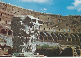 CARTOLINA  ROMA,LAZIO-COLOSSEO INTERNO-PARTICOLARE DI UN CAPITELLO-STORIA,CULTURA,MEMORIA,BELLA ITALIA,NON VIAGGIATA - Colosseum