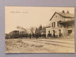 Lurcy-levy , La Gare Avec Train - Autres & Non Classés