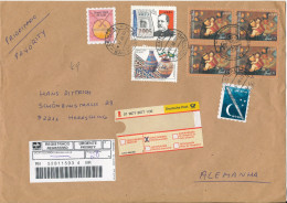 Brazil Registered Cover Sent To Germany 231-6-2003 Big Size Cover Good Franked - Lettres & Documents