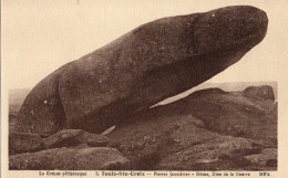 CPA 23 - TOULX STE CROIX - Pierre Jaumâtres - Hésus , Dieu De La Guerre - Dos Vierge - Autres & Non Classés