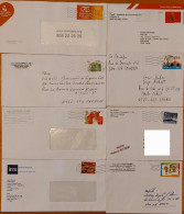 Portugal - Lote De 8 Cartas / Cover - Com Flâmulas / Streamer - Storia Postale