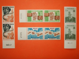 MONACO 1971-Série N°855/58 Unesco. 4 Paires **.  Superbe - Other & Unclassified