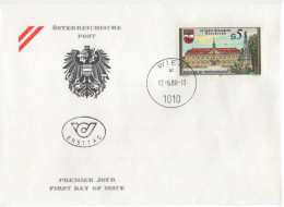 Austria Osterreich 1988 FDC 25 Jahre Festspiele Stockerau Theaterfestival Festival, Theater Theatre, Canceled In Wien - FDC