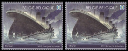 4228/4229**(BL200) - Titanic - Émission Commune Avec Åland / Gemeenschappelijke Uitgifte Met Åland - MONDE - Philabédés