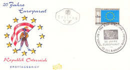 Wien-06/05/1969-20 Jahre Europarat-20ans Du Conseil De L'Europe- Yvert 1122 - FDC