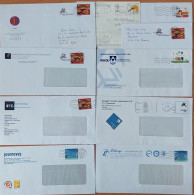 Portugal - Lote De 8 Cartas / Cover - Com Flâmulas / Streamer - Storia Postale