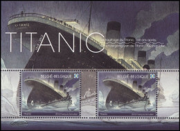 BL200**(4228/4229) - Titanic - Émission Commune Avec Åland / Gemeenschappelijke Uitgifte Met Åland - MONDE - Philabédés (fumetti)