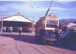 Tram 1266 Ligne 68 Quittant Le Depot A Marseille En 1963 -  15x10cms  PHOTO - Strassenbahnen