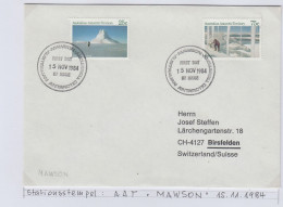 AAT 1984 Definitives / Landscapes 2v FDC Ca Mawson (AS154B) - FDC