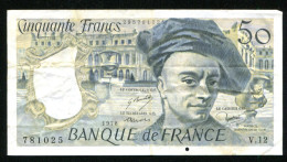 France, 50 Francs, Quentin De La Tour, 1978, N° : V.12-871025, TB (F), Pick#152a, F.67.03 - 50 F 1976-1992 ''Quentin De La Tour''