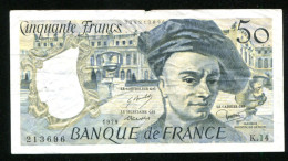 France, 50 Francs, Quentin De La Tour, 1979, N° : K.14-213696, TB (F), Pick#152a, F.67.04 - 50 F 1976-1992 ''Quentin De La Tour''